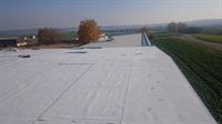 Izolace betonové střechy sklad Štítary